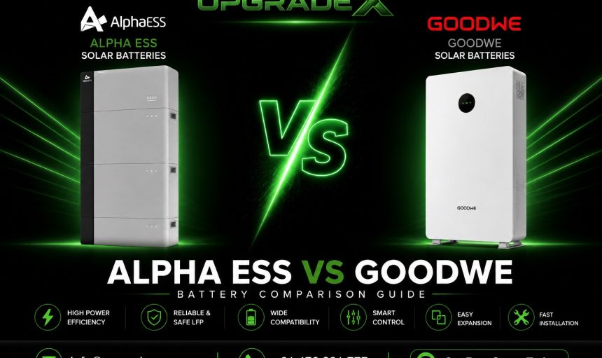 Alpha ESS vs GoodWe Solar Batteries