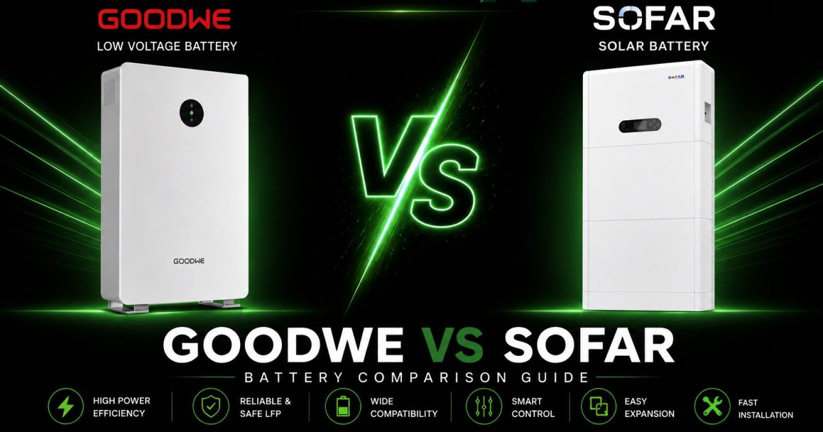 GoodWe vs Sofar Solar Batteries