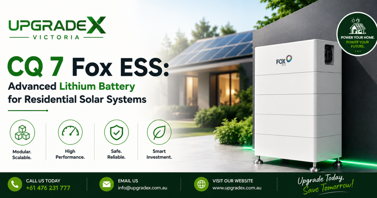 CQ7 FOX ESS: Advanced Lithium Battery CQ7 FOX ESS: Advanced Lithium Battery